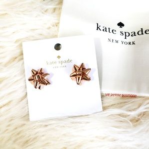 kate spade Jewelry - Kate Spade Rose Gold Bow Earrings kate spade Jewelry - Kate Spade Rose Gold Bow Earrings